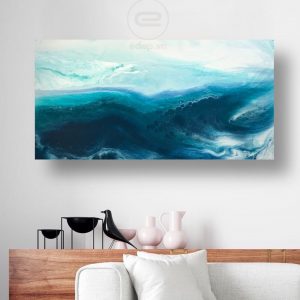 Tranh Epoxy Sóng Biển