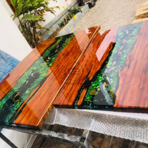 Bàn Epoxy Cá Coi