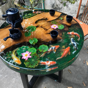 bàn trà epoxy